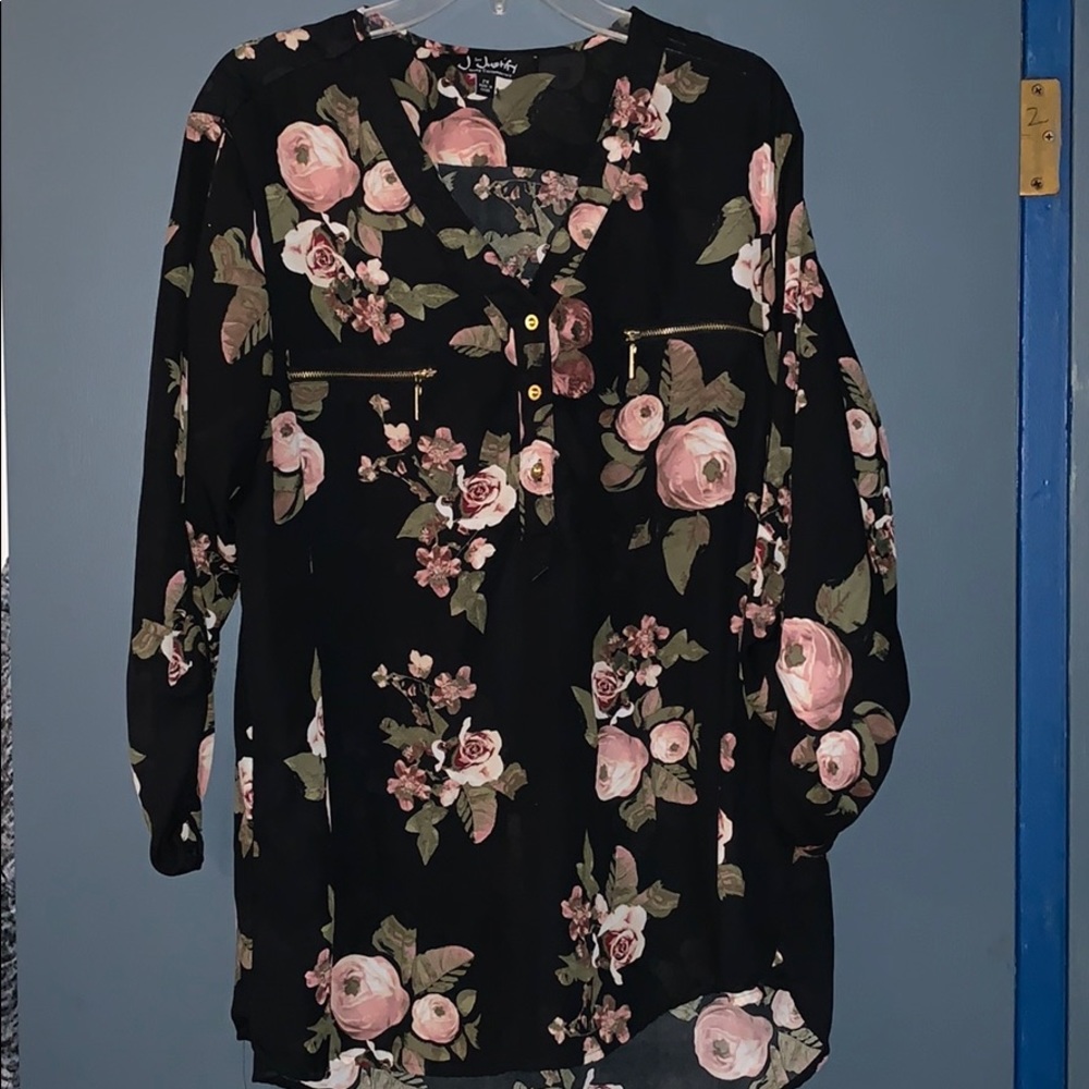 Floral Chiffon Blouse